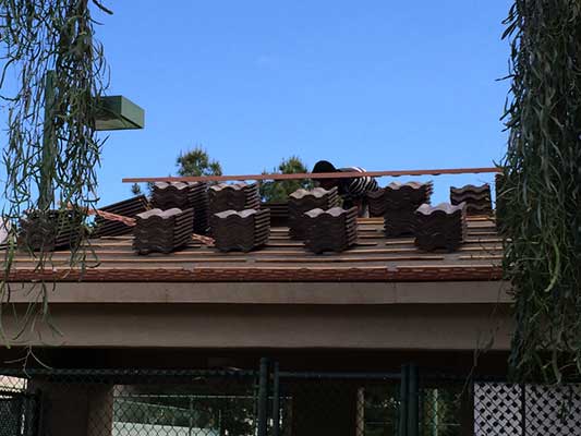 New Construction Tile Roof Installation