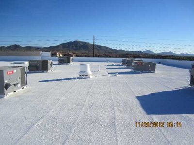 Modified Bitumen Flat Roof Installation